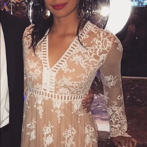 Mesh nude long dress 👡👡💄💄💄